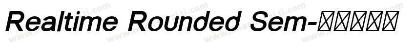 Realtime Rounded Sem字体转换